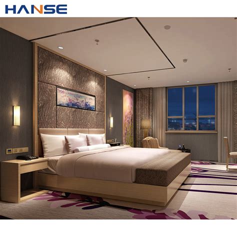 Foshan Hot Sale 5 Star Luxury Bedroom Hotel Bed Set Customized Bedroom