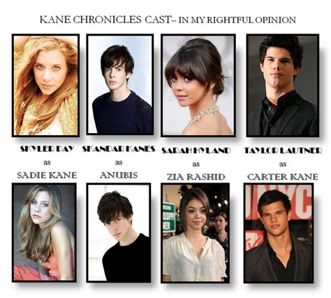 Kane Chronicles Cast by emothgurl on DeviantArt