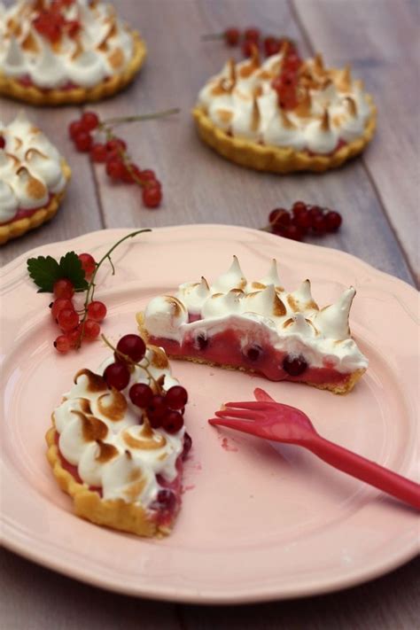 Tarte aux groseilles meringuée Amandine Cooking Tarte aux