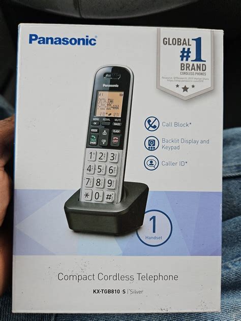 Panasonic Kx Tgb S Compact Cordless Phone Dect