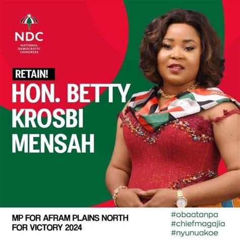 Ndc Primaries Betty Krosbi Mensah Files Nomination To Re Contest Afram