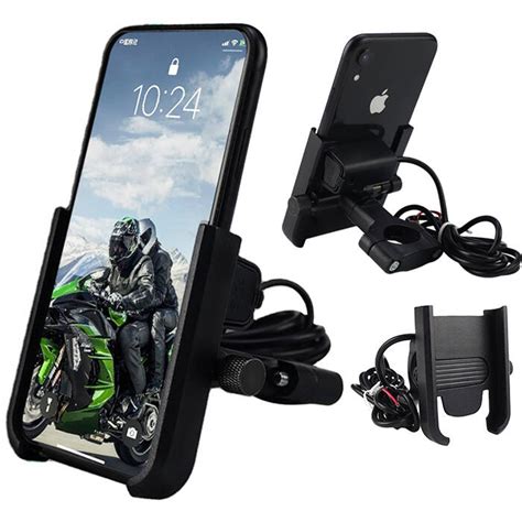 Uchwyt na telefon z ładowarką USB Motocykl Motorower sklep