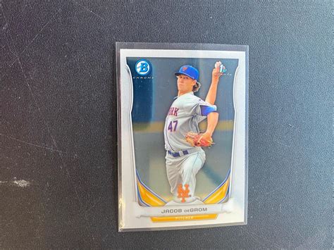 Jacob Degrom 2014 Bowman Chrome 1st Rookie RC New York Mets N19 EBay