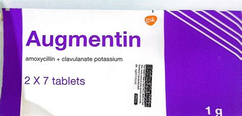 Augmentin 1g Tabs Gsk