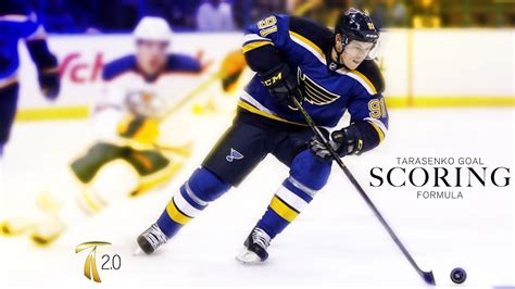 How to Score More Goals In Hockey - Vladmir Tarasenko Goal Scoring ...