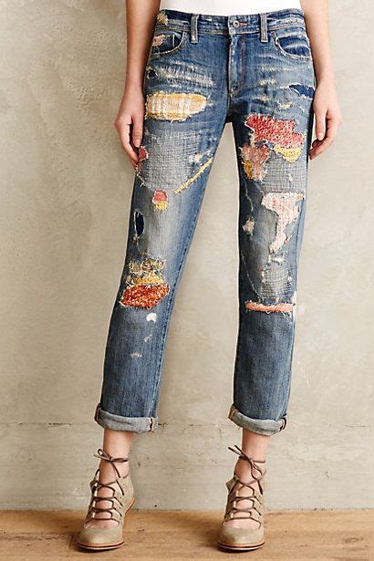 Embroidery Patch Jeans | Hand Embroidery