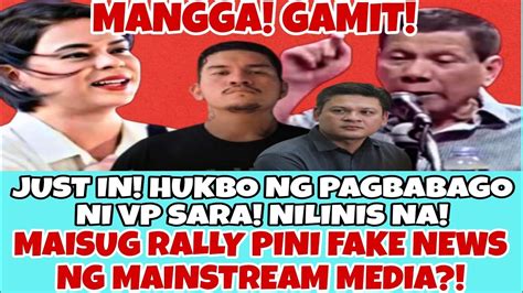 Mainstream Media Pini Fake News Si Mayor Baste At Ang Maisug Rally