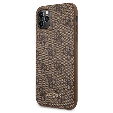 Guess Guhcn G Gfbr Brown G Metal Gold Logo Iphone Pro Max Tok Bhcase