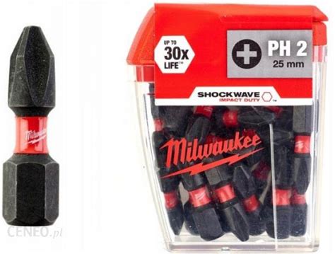 Milwaukee Bit udarowy Shockwave Impact Duty do śrub Phillips PH2 x 25