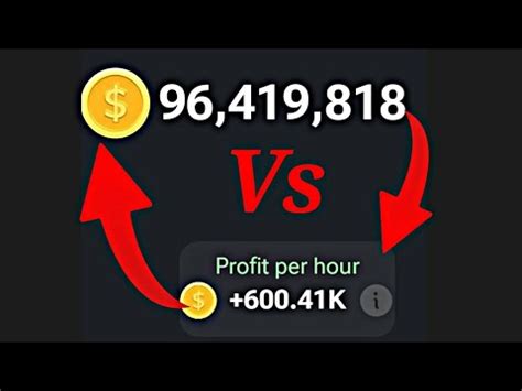 Hamster Kombat Airdrop Profit Per Hour Vs Main Balance Youtube