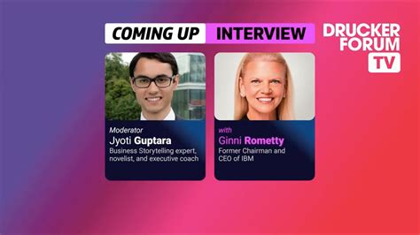 Interview Ginni Rometty Former Chairman And Ceo Of Ibm Co Chair At