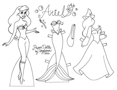 Disney Princess Printable Paper Dolls