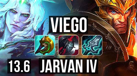 VIEGO Vs JARVAN IV JNG 12 2 12 Legendary 700 Games 1 0M Mastery