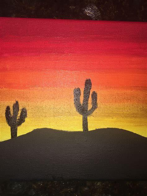 Pin on Easy Sunset Paintings for Beginners