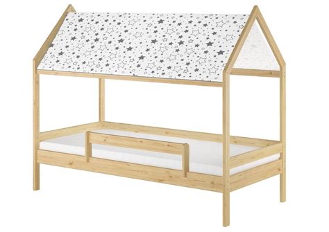 Paquet Lit cabane lit bébé 90x200 lit simple en pin massif