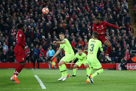 Georginio Wijnaldum goal vs Barcelona: Liverpool midfielder scores two ...