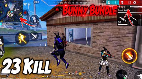 Kills Solo Vs Squad Gameplay With Black Bunny Garena Free Fire Max