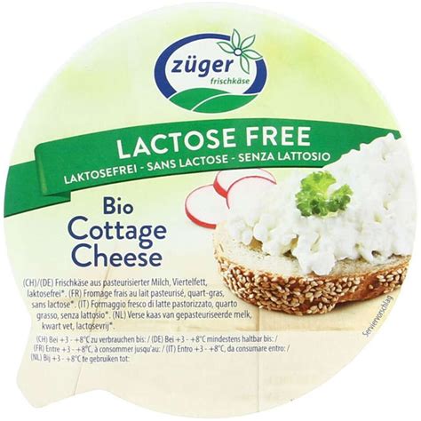 Zuger Cottage Cheese Fromage Frais Sans Lactose 150g Naturalia