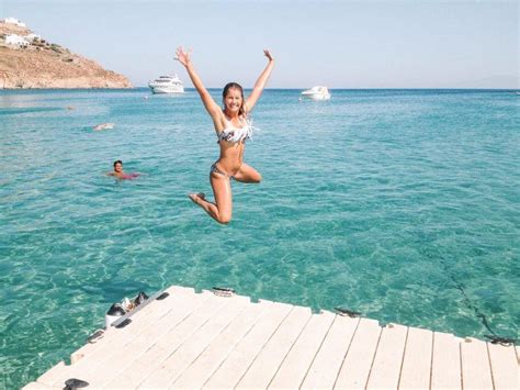 Mykonos Beach and Party Guide • The Blonde Abroad