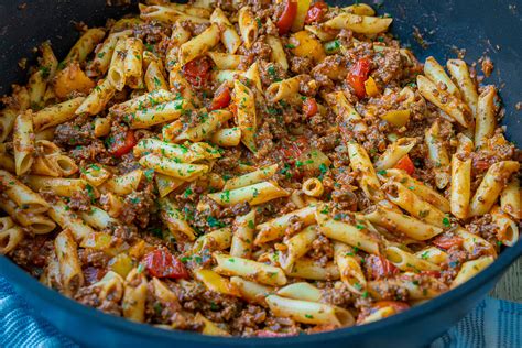 30 Minuten Nudel Hackfleisch Pfanne Einfach Lecker Und Preiswert