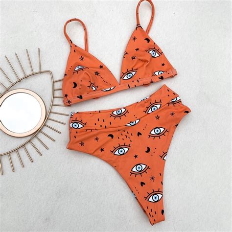 BIQUÍNI MIA OLHO LARANJA HOT PANTS Kariocas