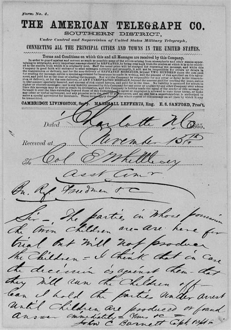 Freedmen’s Bureau and the McCoy Custody Battle | National Museum of