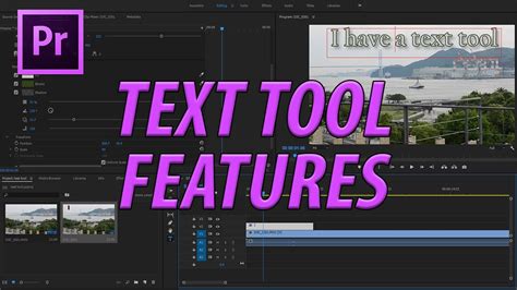 How To Use Adobe Premiere Pro S New Text Tool CC 2017 11 1 YouTube