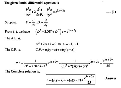 Partial Derivative Formula