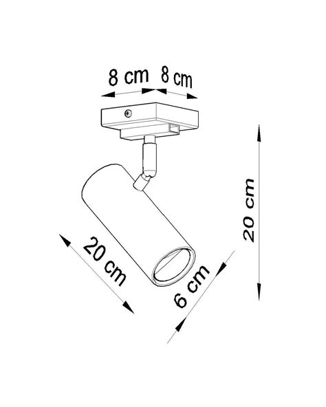 Lampa Punktowa Sufitowa Direzione Bia A Xgu Niska Cena Na Neoneo Pl