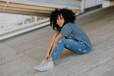 Portrait Of A Beautiful African American Woman In Her Early 30s By Stocksy Contributor