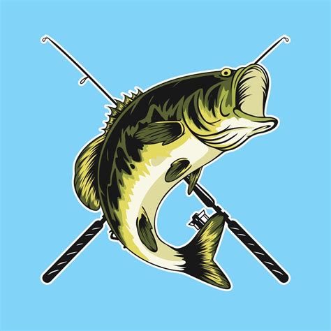 Bass Fishing Logo