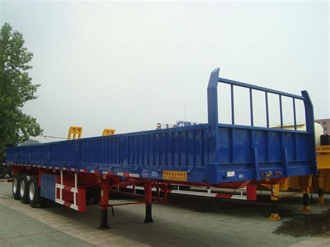 Vehicle Master Customized Heavy Duty 2 3 4 Axles 13m 80ton Sidewall