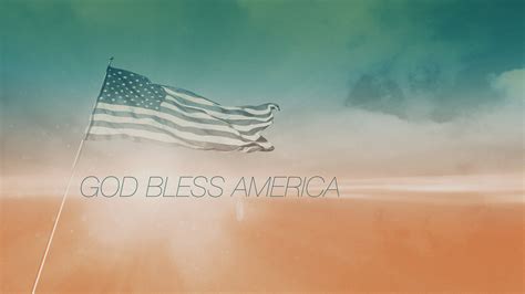 Flag God Bless America | Motion Video Background