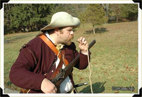 “encouraging The Match” Traditional Black Powder Hunting