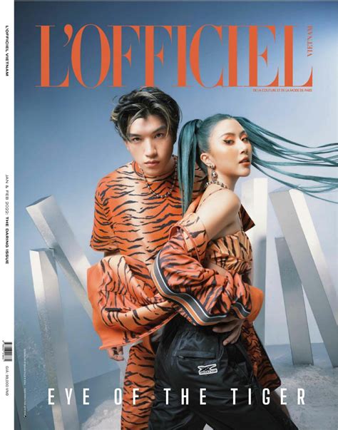 L Officiel Vietnam January February Eye Of The Tiger Magazine