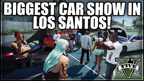 Throwing The Biggest Car Show Drag Race In Los Santos GTA RP