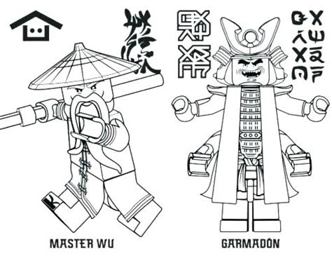 Ninjago Lord Garmadon Coloring Pages At Free Printable Colorings Pages To