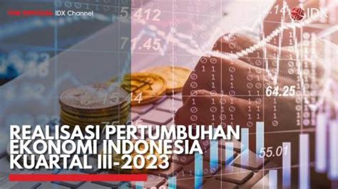 Realisasi Pertumbuhan Ekonomi Indonesia Kuartal III 2023