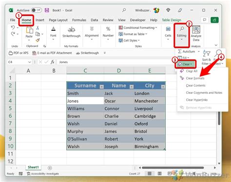 Comment Supprimer Le Formatage Dun Tableau Dans Excel 3 Méthodes All Things Windows