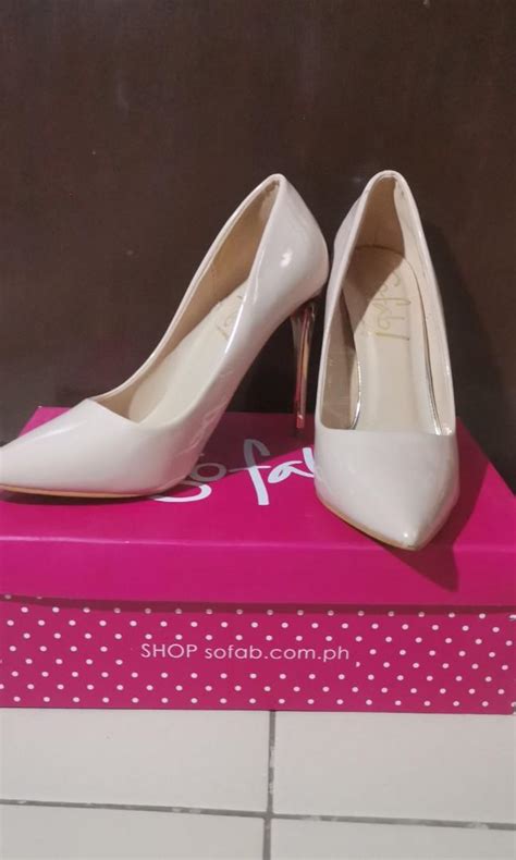 Sofab Nude Stiletto Women S Fashion Footwear Heels On Carousell