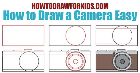 How To Draw A Camera Easy Drawing Tutorial For Kids