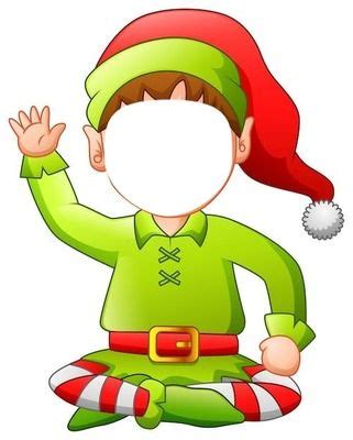 Montaje Fotografico Duende Navida Pixiz Christmas Cutouts