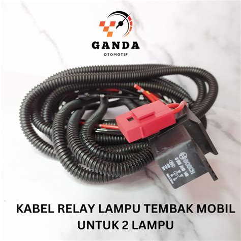 Jual Kabel Relay Set Lampu Foglamp Lampu Tembak Mobil Lampu Relay