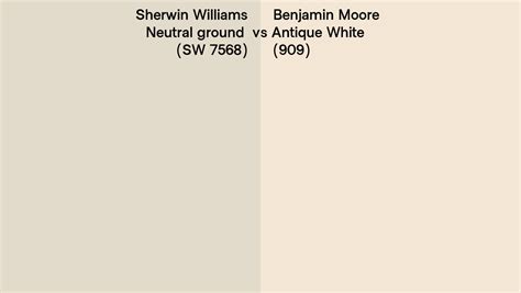 Sherwin Williams Neutral Ground Sw 7568 Vs Benjamin Moore Antique