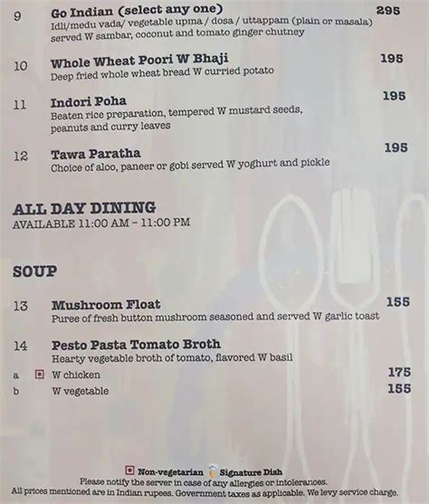 Menu At Citrus Cafe Lemon Tree Gurugram