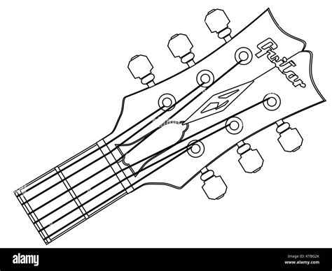 Esquema Clavijero De Guitarra Fotograf A De Stock Alamy