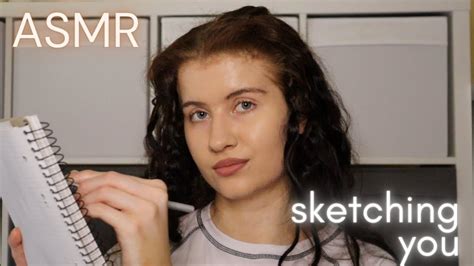 ASMR Sketching Your Portrait Roleplay Measuring Lots Of Sketching