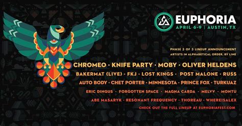 Euphoria Music Festival Announces 2017 Lineup Featuring Pretty Lights