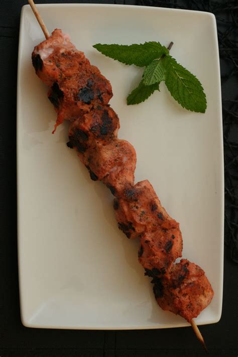 Brochettes De Poulet Tandoori Fourchett Es