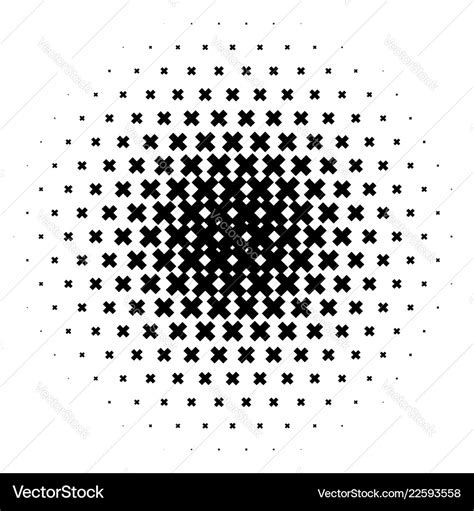 Halftone Element Abstract Geometric Graphic Vector Image